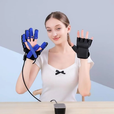 Реабилитационная роботизированная перчатка Rehab Glove Blue, левая L-3