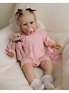 Мягконабивная кукла реборн Эльза, 60 см