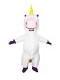 Надувной костюм Единорог, белый